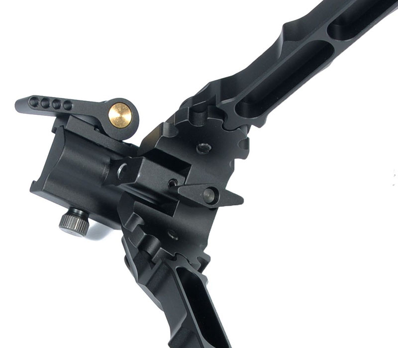 BR-4 QD Bipod Rifle Bipod Tactical Bipod 5.3 Inches Adjustable B